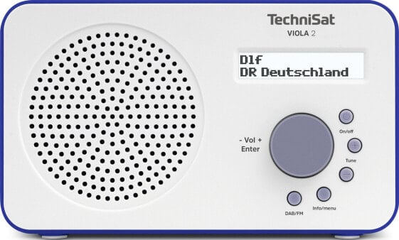 Radio TechniSat VIOLA 2, biało-niebieski