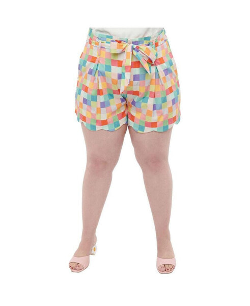 Plus Size 1940s High Waist Shorts