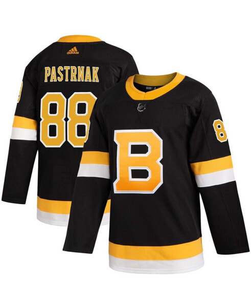 Мужская майка Adidas Дэвид Пастернак черная Boston Bruins Alternate Authentic Player Jersey