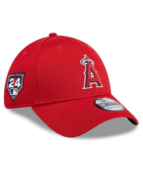 Men's Red Los Angeles Angels 2024 Spring Training 39THIRTY Flex Hat