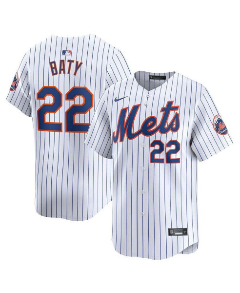 Men's Brett Baty White New York Mets Home Limited Player Jersey