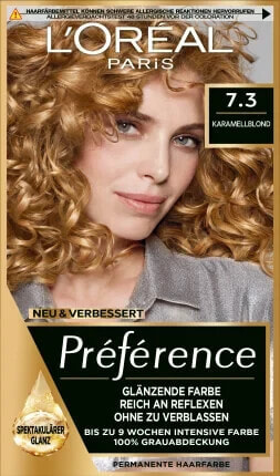 Haarfarbe 7.3 Karamellblond, 1 St