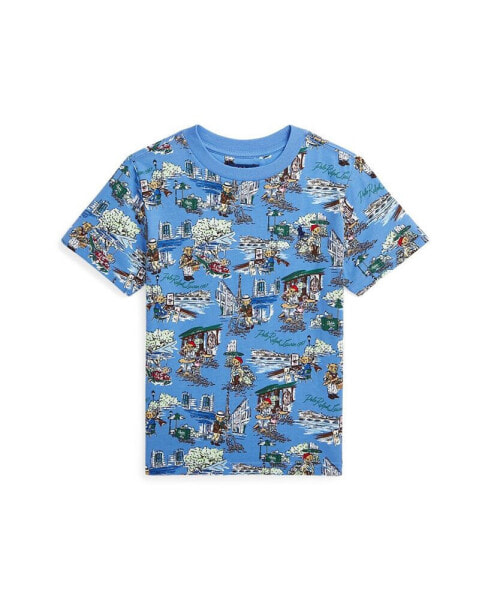 Toddler and Little Boys Polo Bear Cotton Jersey T-shirt