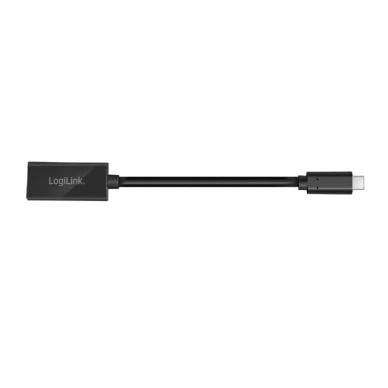 LogiLink UA0380 - 0.15 m - USB Type-C - HDMI - Male - Female - Straight