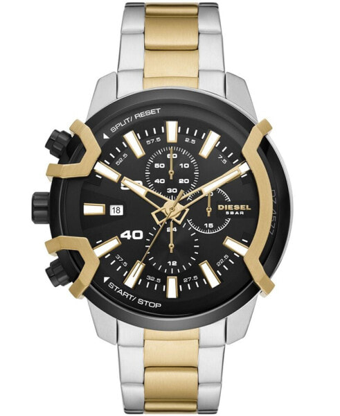 Men's Griffed Chronograph Two-Tone Stainless Steel Bracelet Watch, 48mm