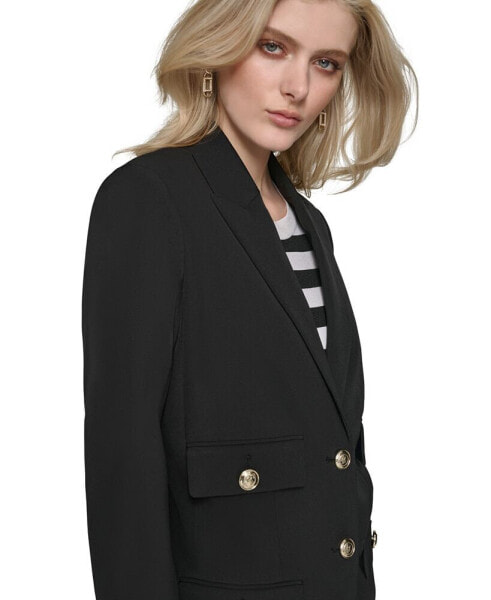 Women's Two-Button Notched-Collar Blazer