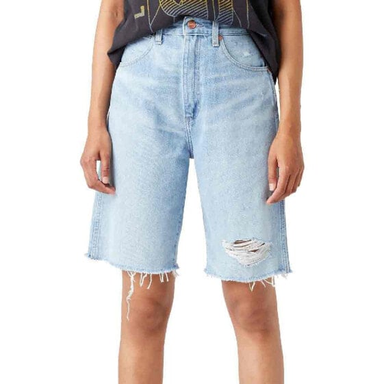 WRANGLER High Rise Festival denim shorts