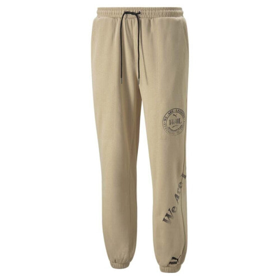 Puma We Are Legends Wrk.Wr Sweatpants Mens Beige Casual Athletic Bottoms 5373216