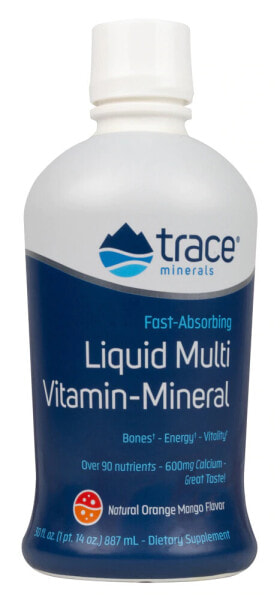 Trace Minerals Research Liquid Multi Vita-Mineral Жидкий витаминно-минеральный комплекс для взрослых 887 мл