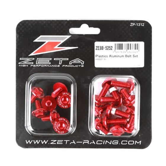 ZETA Kawasaki KX 450 F 16-18/ KX 450 F 19-20/ KX 250 21/ KX 450 21 ZE88-5252 Aluminium Fairing Screw Kit