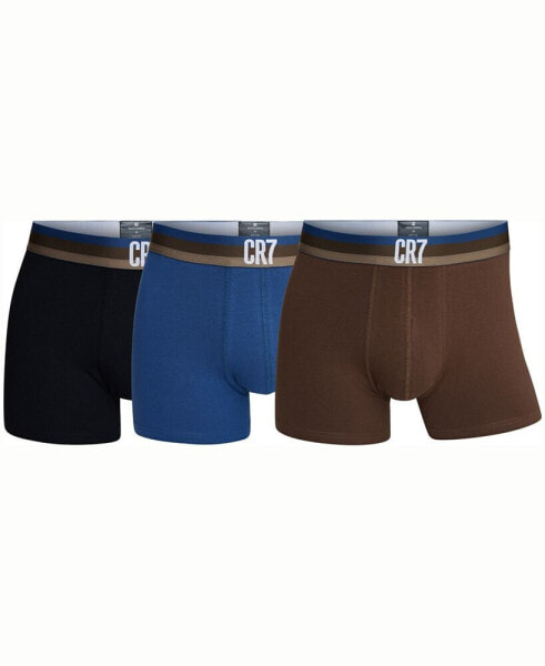 Men's Cotton Blend Trunks, Pack of 3