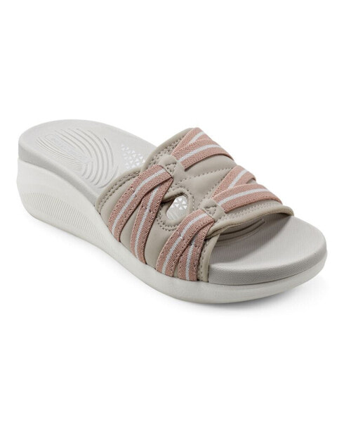 Women's Wisher Round Toe Slip-On Casual Sandals