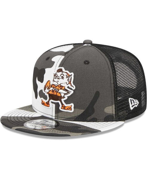 Men's Urban Camo Cleveland Browns 9FIFTY Trucker Snapback Hat