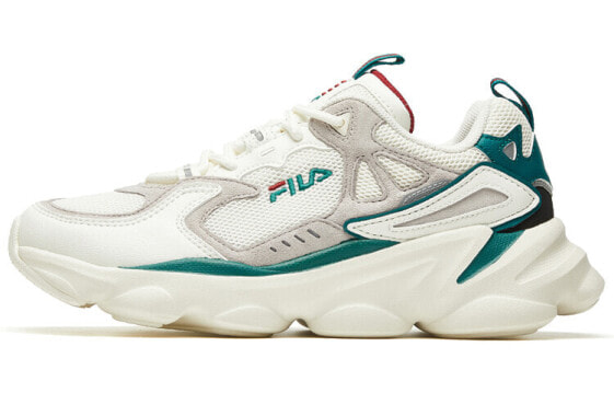 FILA斐乐 Skipper 低帮 跑步鞋 女款 白绿 / Кроссовки FILA Skipper F12W931129CMA