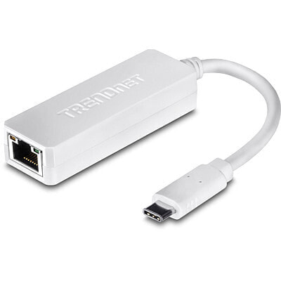 Сетевой адаптер TRENDnet TUC-ETG - Проводной - USB - Ethernet - 2000 Мбит/с - Белый