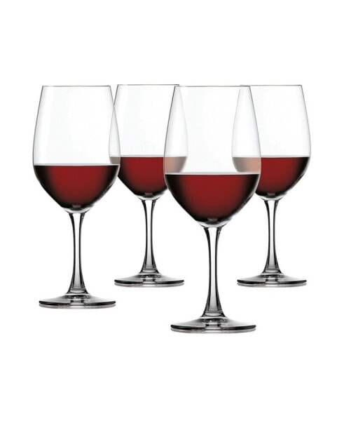 Wine Lovers Bordeaux Wine Glasses, Set of 4, 20.5 Oz