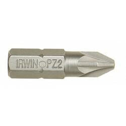Наконечник IRWIN PZ2 x 25 мм / 2 шт. для работы с винтами и шурупами