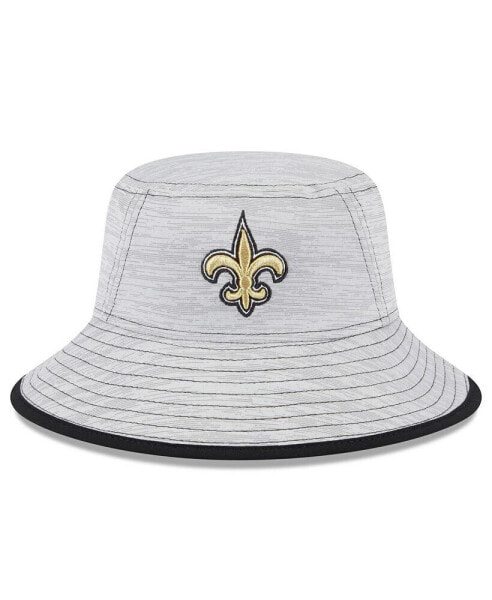 Men's Gray New Orleans Saints Game Bucket Hat