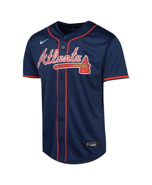 Big Boys and Girls Matt Olson Navy Atlanta Braves Alternate Limited Player Jersey