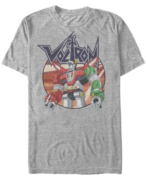 Voltron: Defender of the Universe Men's Robot Logo Short Sleeve T-Shirt