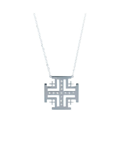 KC Chic Designs 316L Kelsey Jerusalem Cross Necklace