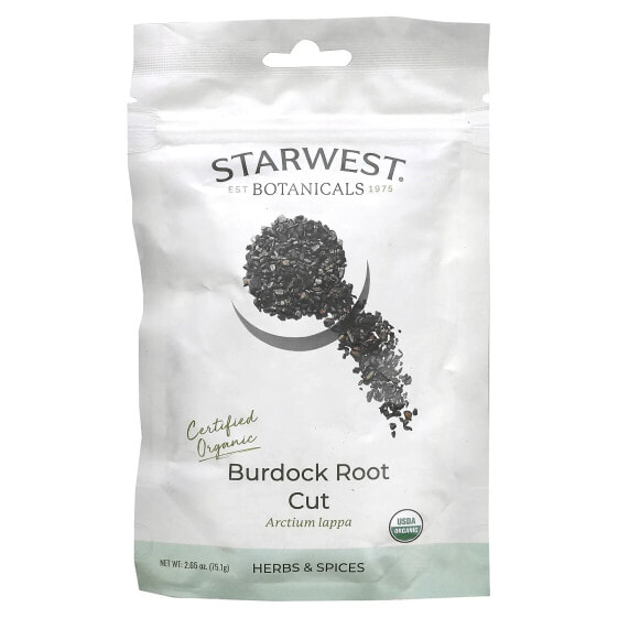 Organic Burdock Root Cut, 2.65 oz (75.1 g)