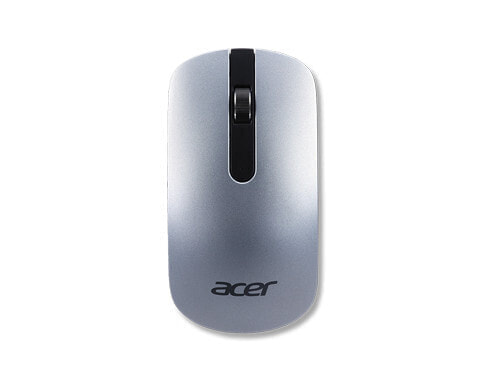 Acer Ultra-Slim Wireless Mouse, Ambidextrous, Optical, USB Type-A, 1000 DPI, Silver