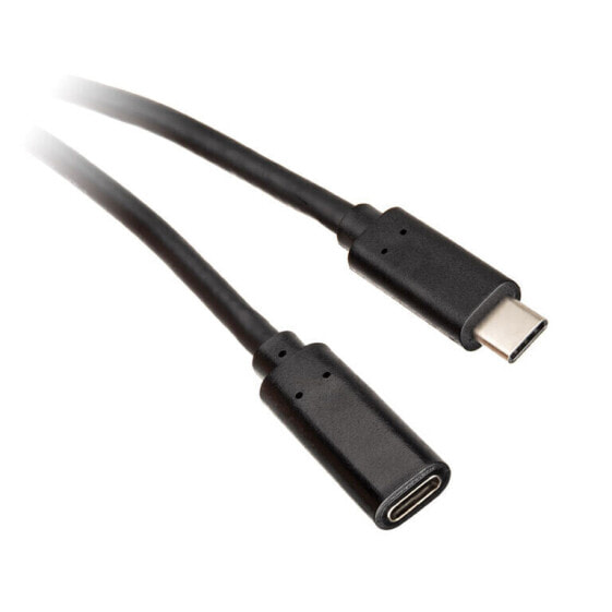 InLine USB 3.2 Gen 2 Verlängerungskabel, USB Typ C, schwarz - 1m