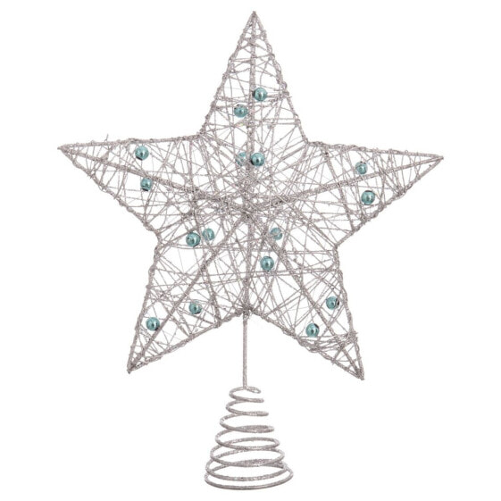 Рождественская звезда Серебристый Металл 20 x 5 x 25 cm