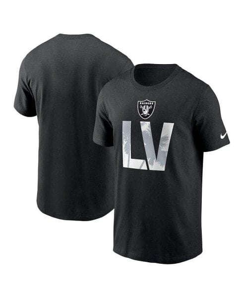 Men's Black Las Vegas Raiders Local Essential T-shirt