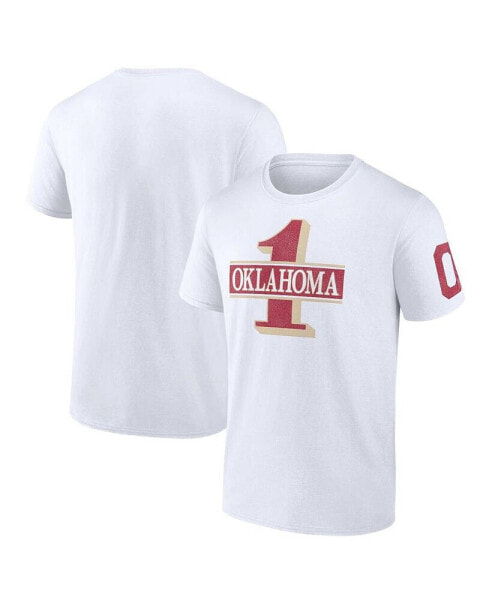 Men's White Oklahoma Sooners Only One Fan T-shirt