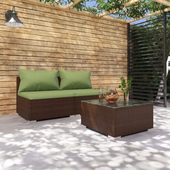 Комплект садовой мебели vidaXL Garten-Lounge-Set (3-частный) 3013629-5