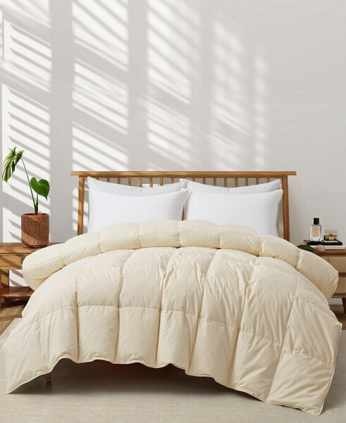 Cotton Goose Down Feather Fiber Comforter, California King