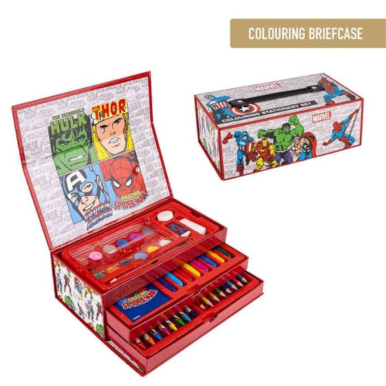 CERDA GROUP Marvel Coloreable Stationery Set Case