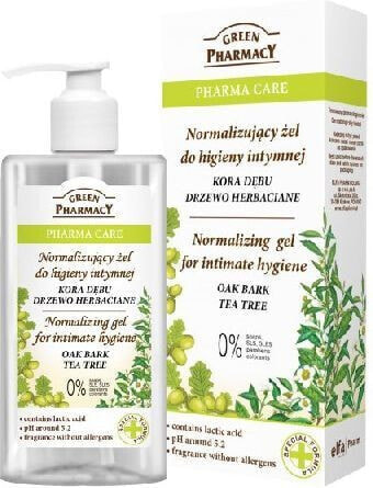 Green Pharmacy Pharma Care Żel do higieny intymnej normalizujący Kora Dębu-Drzewo herbaciane 300ml