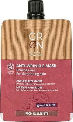 Anti-Falten Creme-Maske mit Trauben und Olive