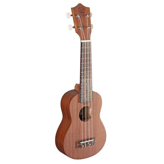 J & D Standard Soprano Ukulele Natural