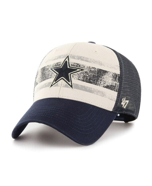 Men's Cream Dallas Cowboys Breakout MVP Trucker Adjustable Hat