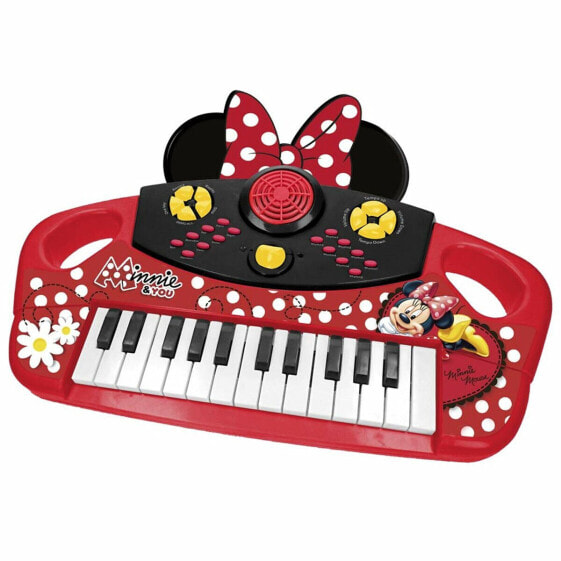 Игрушечное пианино Minnie Mouse Красное электрическое