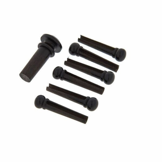 Harley Benton Parts Bridgepin Set Ebony