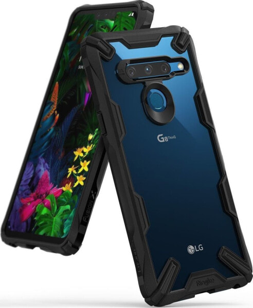 Чехол для смартфона Ringke Fusion X с усиленной рамкой для LG G8 ThinQ черный (FXLG0006) uniwersalny