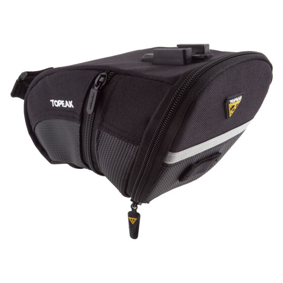 Topeak Aero Wedge Seat Bag - QuickClick, Large, Black