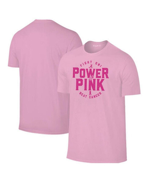 Men's and Women's Pink Alabama Crimson Tide Power of Pink Breast Cancer T-shirt