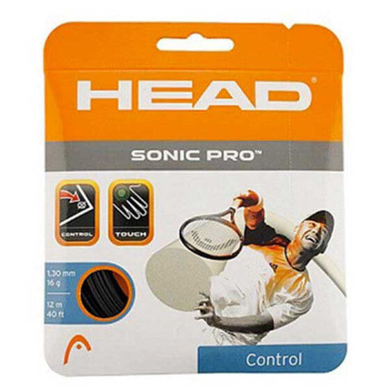 Струны для большого тенниса HEAD RACKET Sonic Pro 12 м, белые 1.25 мм, полиэфирные