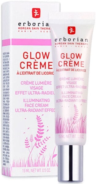 Illuminierende Gesichtscreme mit Süßholzextrakt - Erborian Glow Cream 15 ml