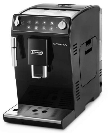 De Longhi Autentica - Espresso machine - Coffee beans - Ground coffee - Built-in grinder - 1450 W - Black