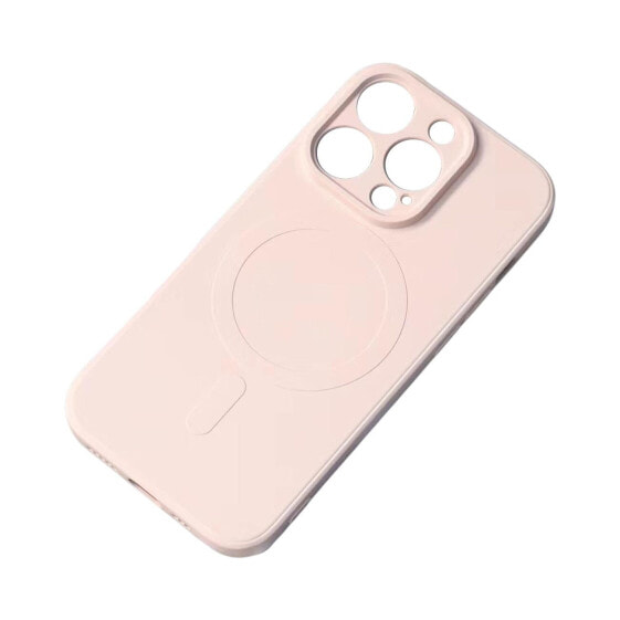 Silikonowe etui z MagSafe do iPhone 15 Silicone Case różowe