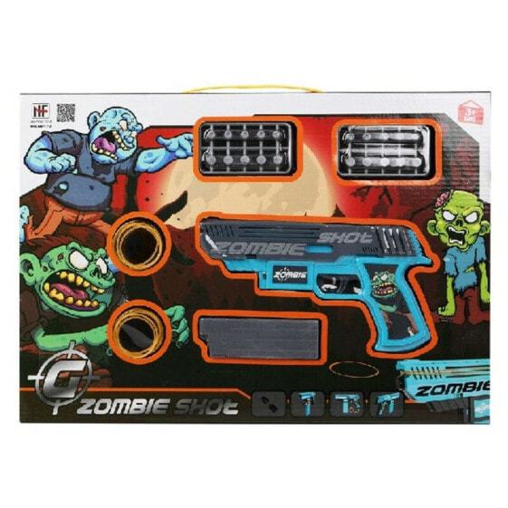 Пистолет с дротиками Zombie Shot Пистолет с дротиками Синий (43 x 30 cm)