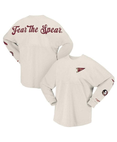 Women's Natural Florida State Seminoles Local Long Sleeve T-Shirt