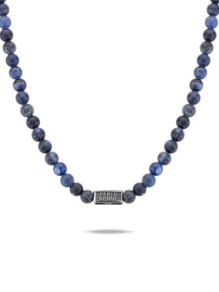 Rebel & Rose RR-NL014-S-70 Midnight Blue mens Necklace 70cm